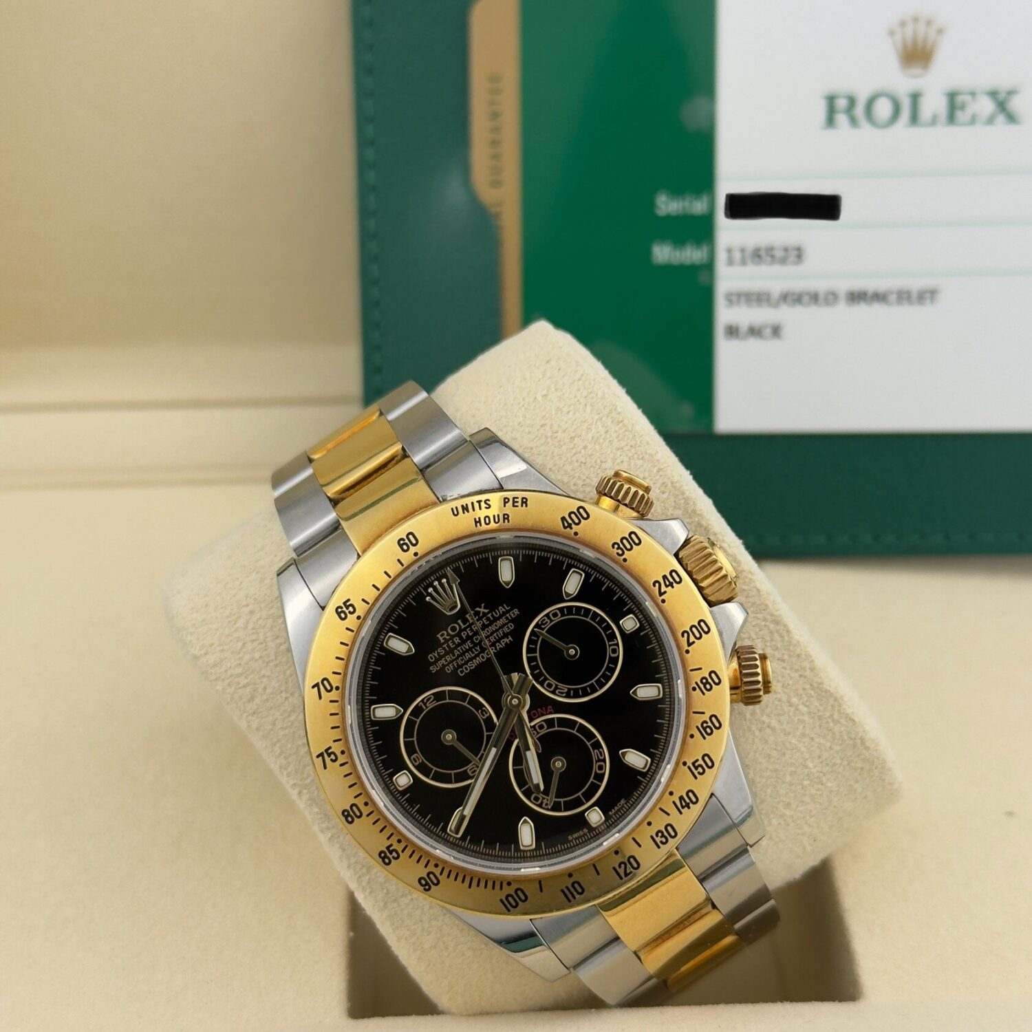 Rolex Daytona Black Dial 40mm 116520