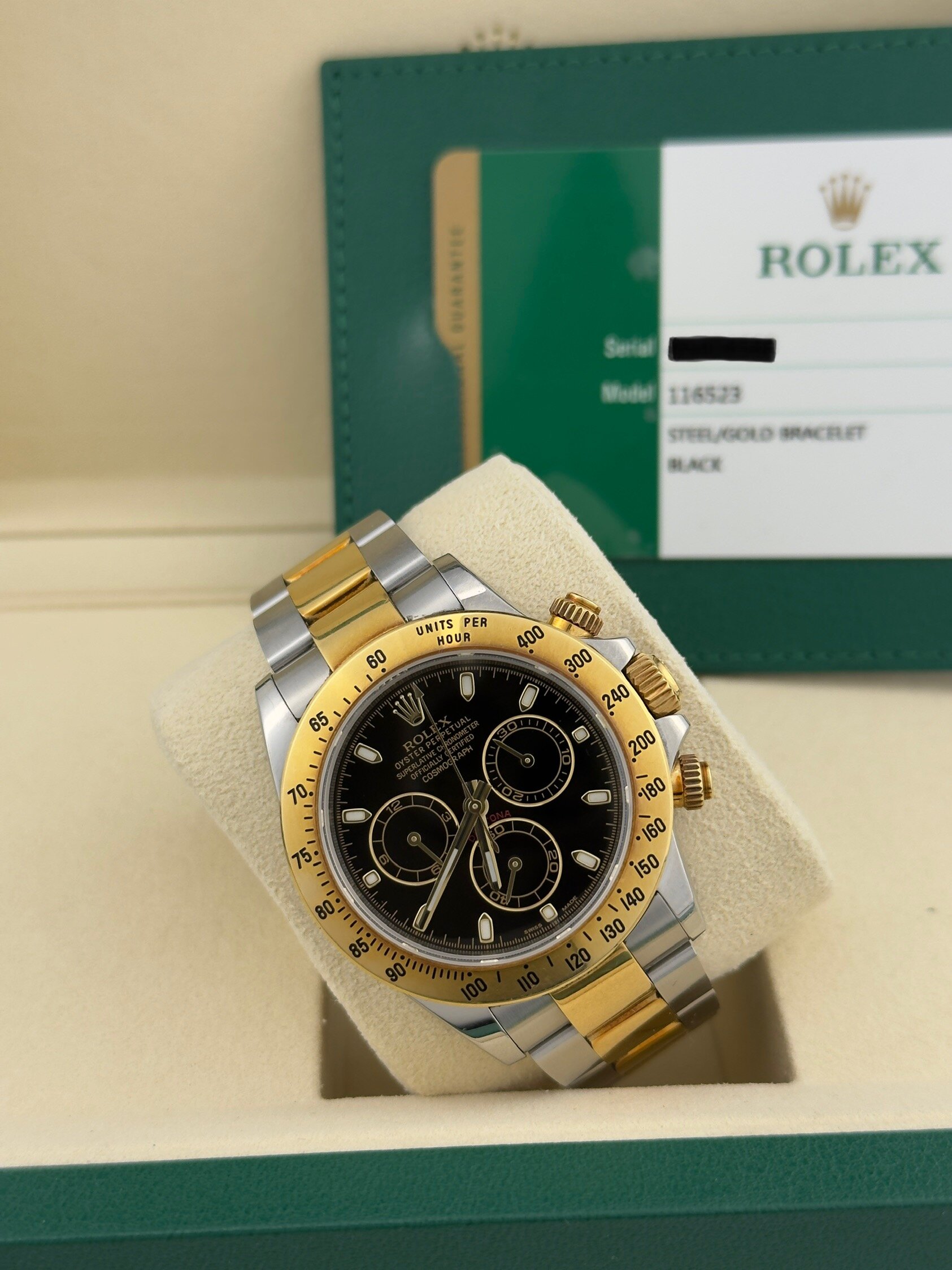 Rolex Daytona Black Dial 40mm 116520