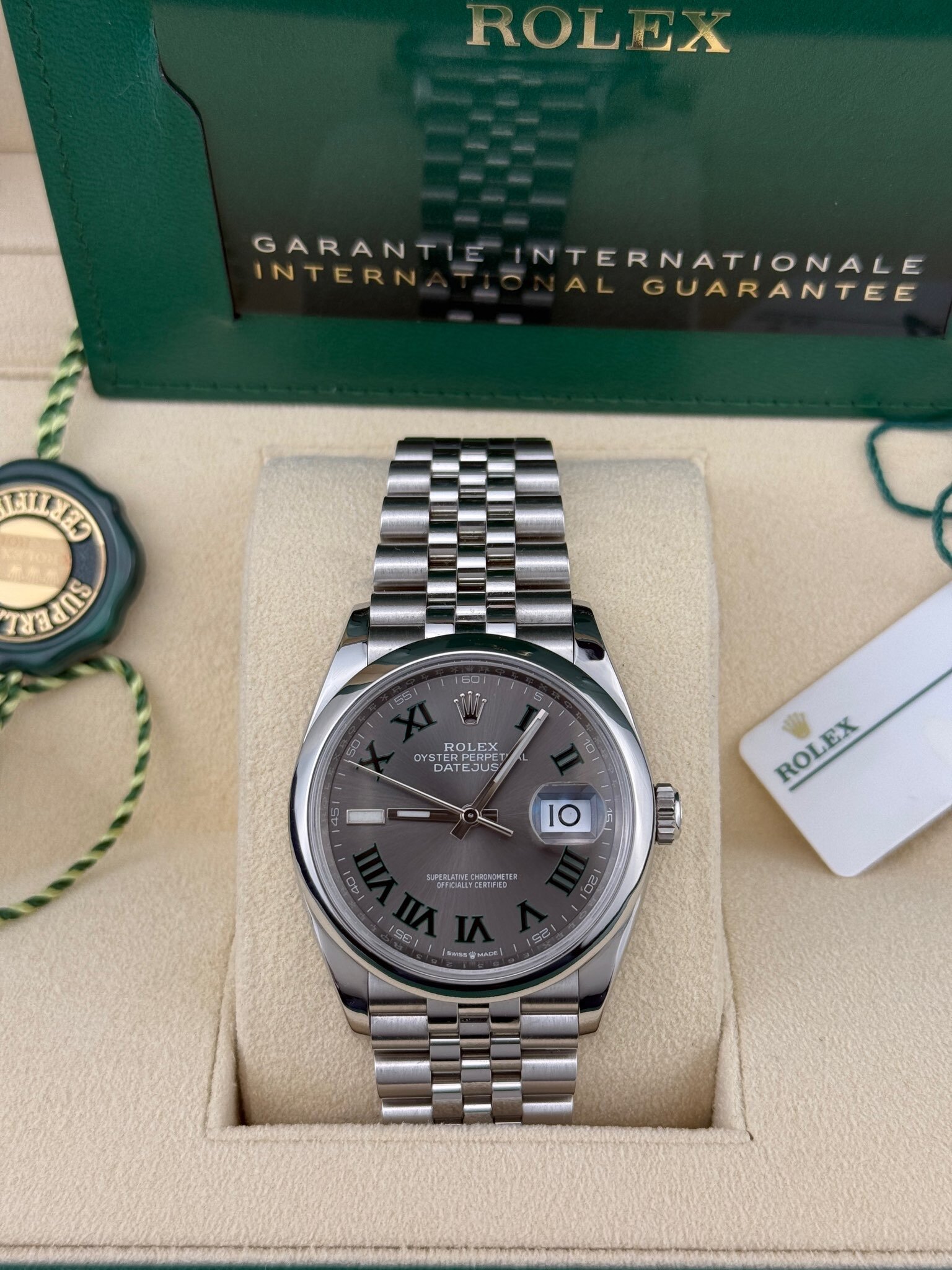 Rolex Datejust Wimbledon Dial 36mm 126200 - Image 2