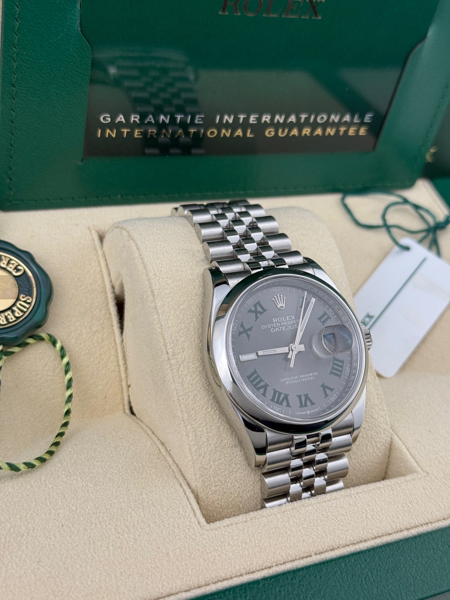 Rolex Datejust Wimbledon Dial 36mm 126200 - Image 3