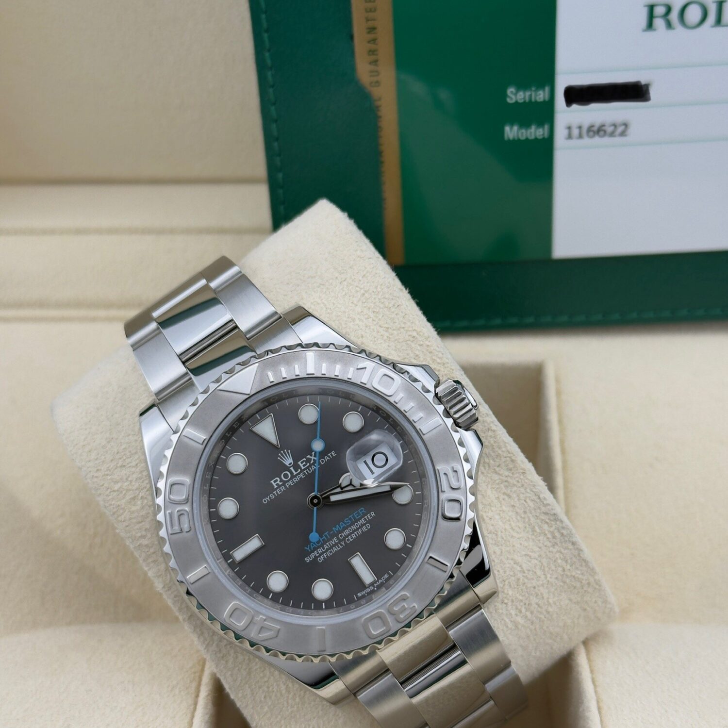 Rolex Yatch Master Rhodium Dial 40mm 116622