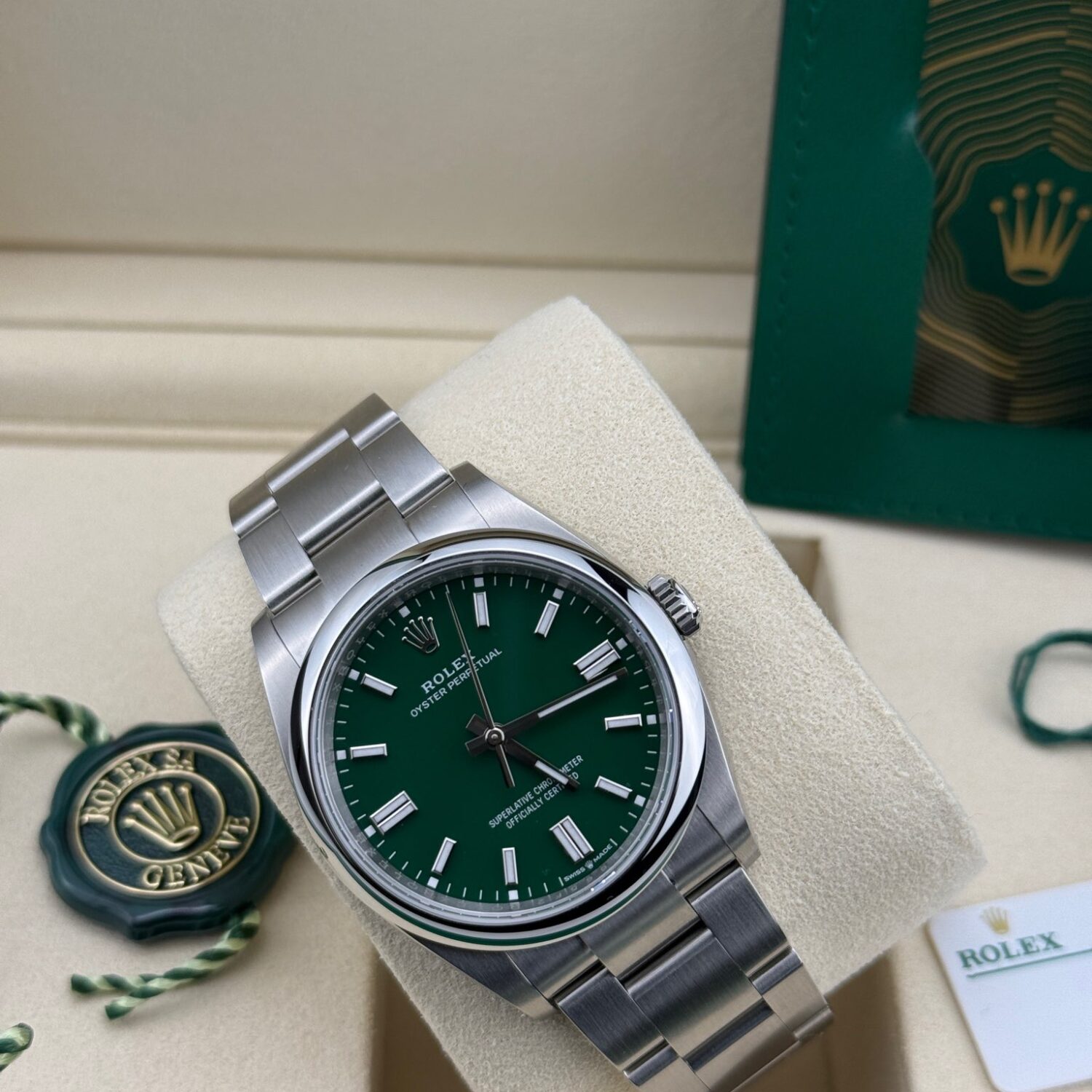 Rolex Oyster Perpetual Green Dial 36mm 126000