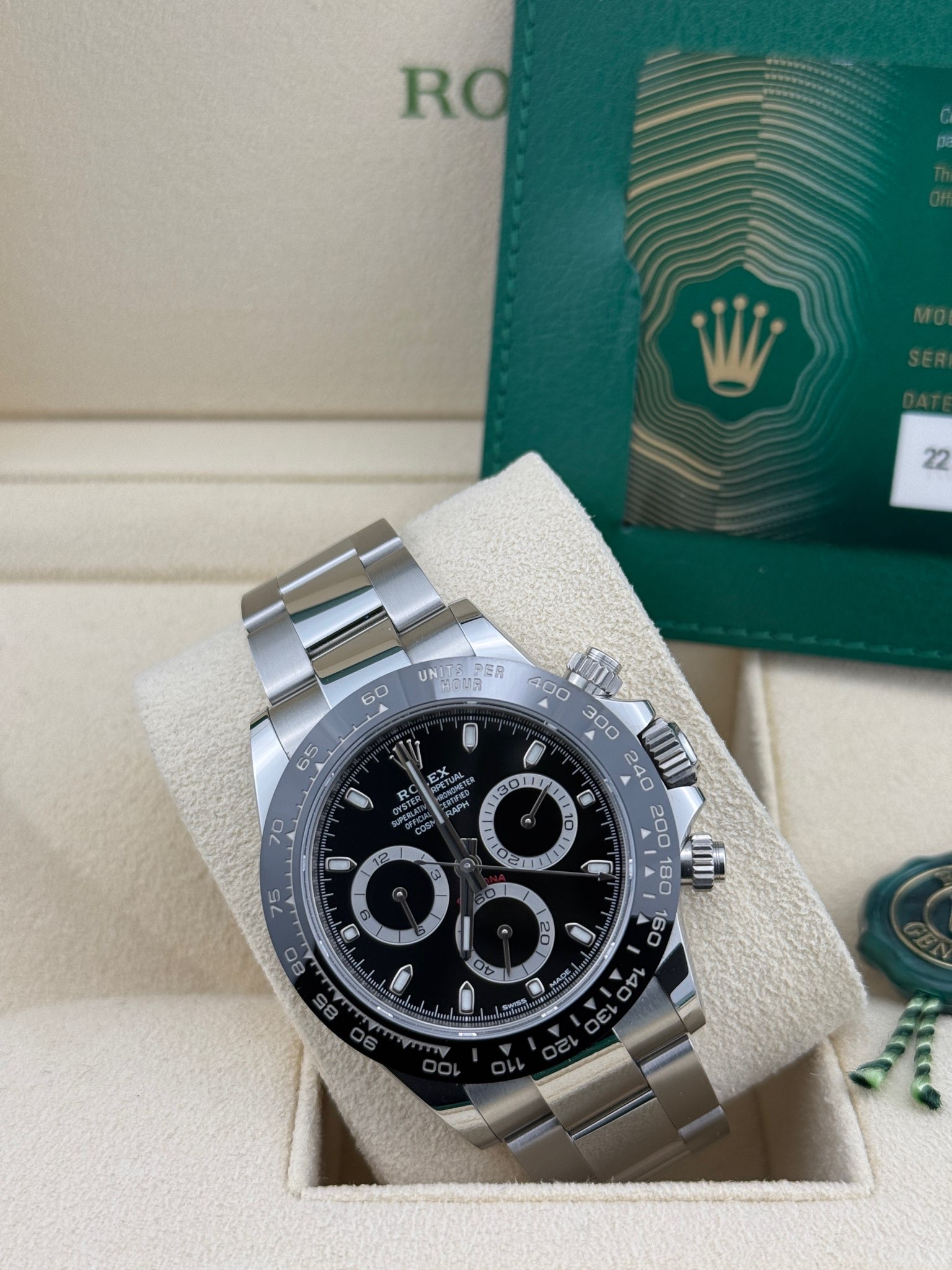 Rolex Daytona Black Dial 40mm 116500LN
