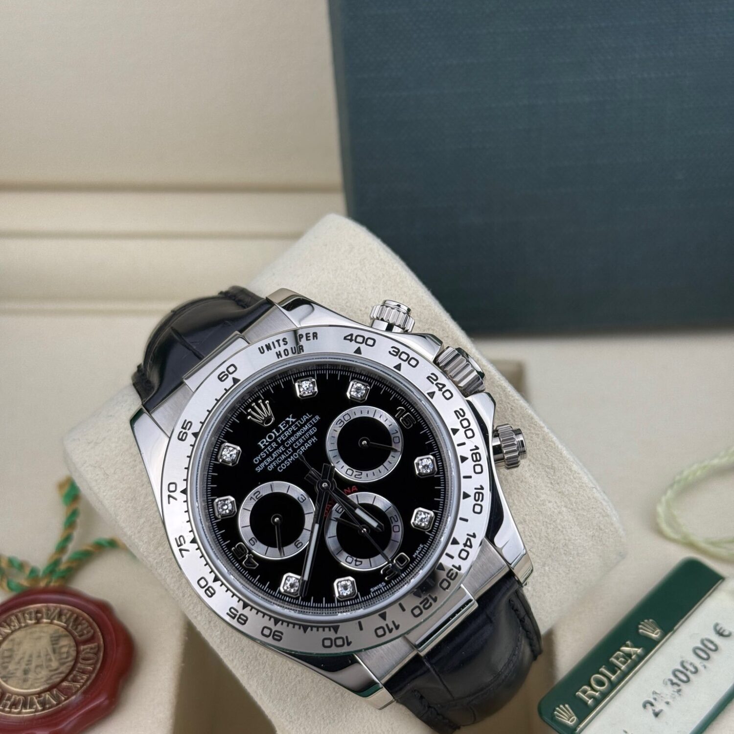 Rolex Daytona Black Diamond Dial 40mm 116519
